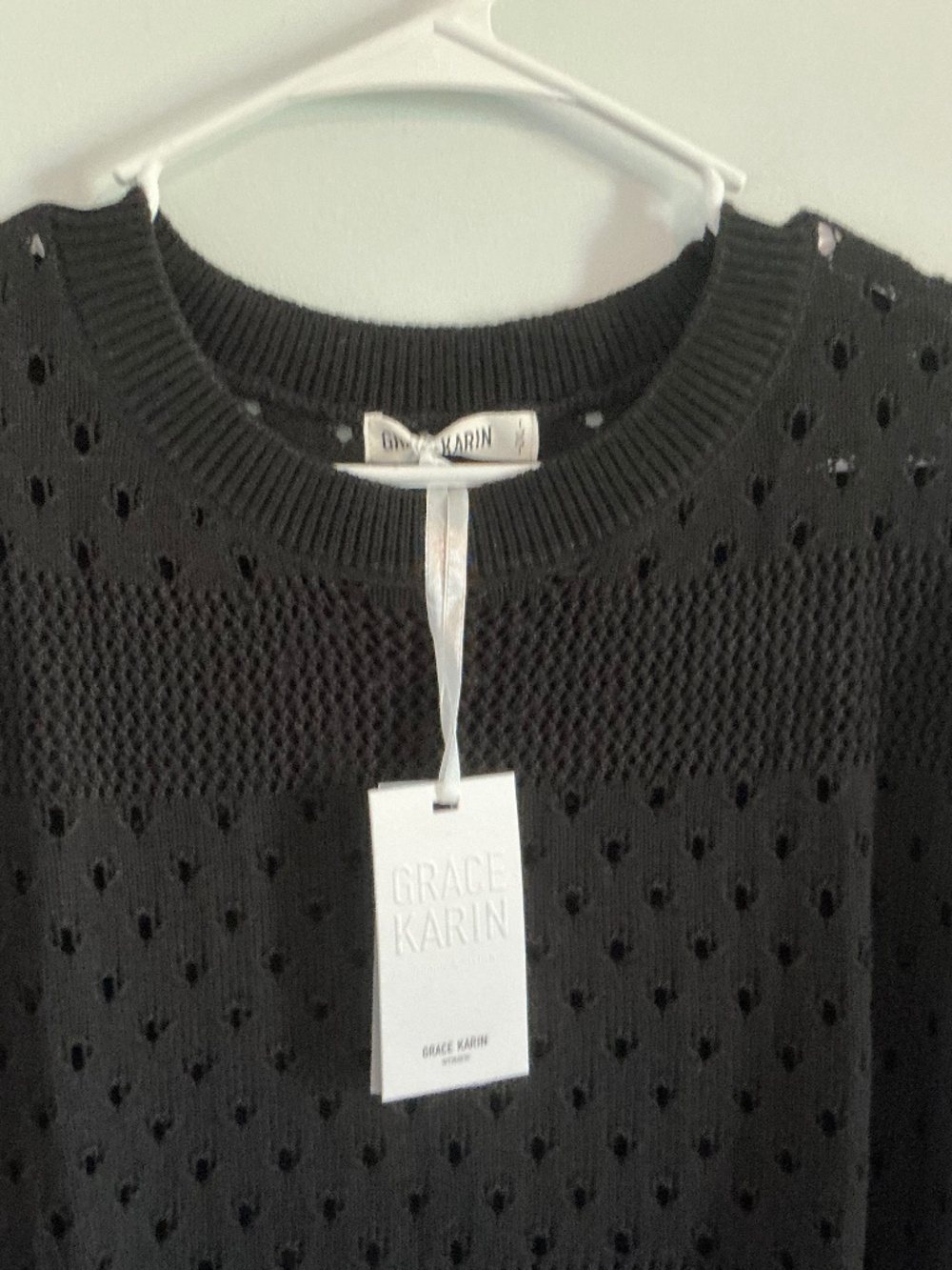 Nice NWT black sweater top